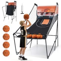 Kids Basketball Hoop Machine with 8 Exciting Playing Modes