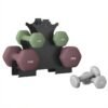 Hex Dumbbells Set with Stand - 2 x 1 kg, 2 x 3 kg