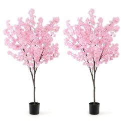 190cm Tall Artificial Cherry Blossom Tree Set of 2