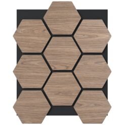 4 Pack Acoustic Panels for Walls 81 x 66 cm Sound Absorbing Panel-Natural