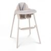 4-in-1 Convertible Baby High Chair with 2 Heights Removable Double Tray-Khaki