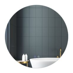 70 cm Round LED Lighted Mirror Wall Mounted Bathroom Mirror