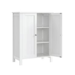 Bathroom Furniture Storage Cabine 2 Adjustable Shelves 30 x 60 x 80 cm White