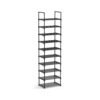 Shoe Rack 10-Tier Metal Shoe Storage Organiser 30 x 45 x 174 cm Black
