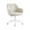 Office Chair Swivel Desk Chair 110 kg Load Sand Beige