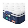 150 x 200 x 25 cm Hybrid Mattress with Pocket Springs and Gel Memory Foam Blue