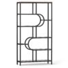 8-Tier Bookshelf Tall Etagere Bookcase with Open Storage Shelves-Brown