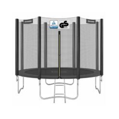 Children's Outdoor Trampoline Diameter 305 cm Black