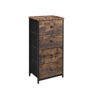 Drawer Storage Unit with 4 Fabric Drawers,