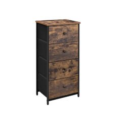 Drawer Storage Unit with 4 Fabric Drawers,
