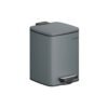 6L Pedal Toilet Bin for Small Spaces Slate Grey