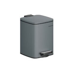 6L Pedal Toilet Bin for Small Spaces Slate Grey
