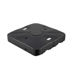 210 KG Outdoor Cantilever Umbrella Base with Wheels-Black