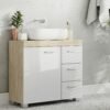 Under Sink Bathroom Cabinet, Storage Cabinet, with 3 Drawers