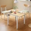 Folding Dining Table, Drop Leaf Extendable, for Small Spaces