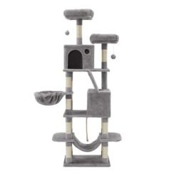 Large Cat Tree with 13 Scratching Posts, 2 Perches