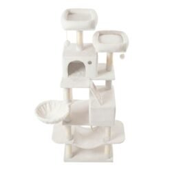 Large Cat Tree with 13 Scratching Posts, 2 Perches