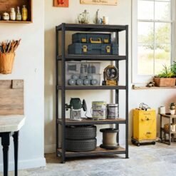 5-Tier Shelving Unit, Steel Shelving Unit for Storage