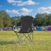 Set of 2 Folding Camping Chairs, Heavy-Duty Outdoor Chairs, with Cup Holder
