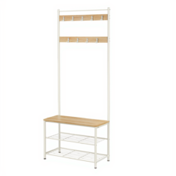 Wall-Mounted Clothes Rack, Industrial Pipe Clothes Hanging Bar