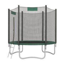 Outdoor Jumping Mat, 244 cm Kids Trampoline with Safety Net