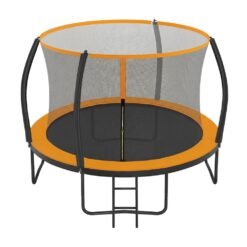 Outdoor Jumping Mat, 305 cm Diameter Trampoline for Kids with Ladder