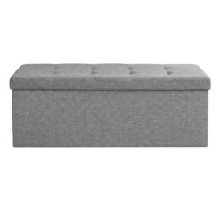 Storage Ottoman Bench, 38 x 110 x 38 cm, End of Bed Bench