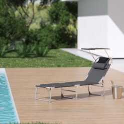 Sun Lounger, Deck Chair Folding, Sunbed