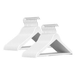 Wooden Hangers, Set of 20, Coat Hangers