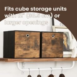 Storage Box, Set of 6 Foldable Boxes, Non-Woven and Oxford Fabric