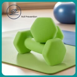 Dumbbells Set with Stand, Neoprene Hex Dumbbells