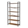 6-Tier Bookshelf, Freestanding Bookcase for Home Office, Living Room
