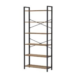 6-Tier Bookshelf, Bookcase, Shelving Unit
