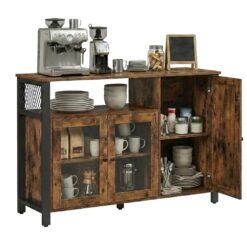 Sideboard, Storage Cabinet, Buffet Table with 3 Doors