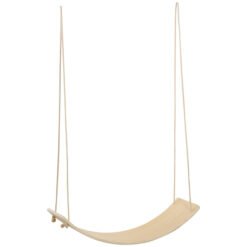 HOMCOM Wood Wobble Board with Ropes, Balance Board for Full Body Workout, Multipurpose for Adults