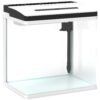 PawHut 28L Glass Aquarium Fish Tank with Filter, LED Lighting, for Betta, Guppy, Mini Parrot Fish, Shrimp, 38 x 26 x 39.5cm