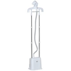 HOMCOM Upright Garment Clothes Steamer with 6 Steam Setting, 45s Fast Heat-up, 1.7L Water Tank and 35g/min steam flow, Wrinkle and Odour Remover Suitable for all Fabrics, 1960W, White