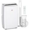HOMCOM Portable Air Conditioner 12000 BTU, 4-in-1 Air Conditioning Unit, Dehumidifier, Cooling, Fan, Sleep Mode with 2 Speeds, Remote, LED Display, 24H Timer, Window Kit, Child Lock, 35m², Cream