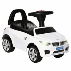 HOMCOM Ride on Car Baby Toddler Walker Foot to Floor Sliding Car Slider, White