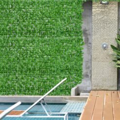 Outsunny 3 x 1m Artificial Leaf Wall - Green