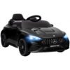 AIYAPLAY Licensed Mercedes AMG Kids Electric Car, 12V Ride On Car with Dual Motors, Remote Control for 3-6 Years, Black
