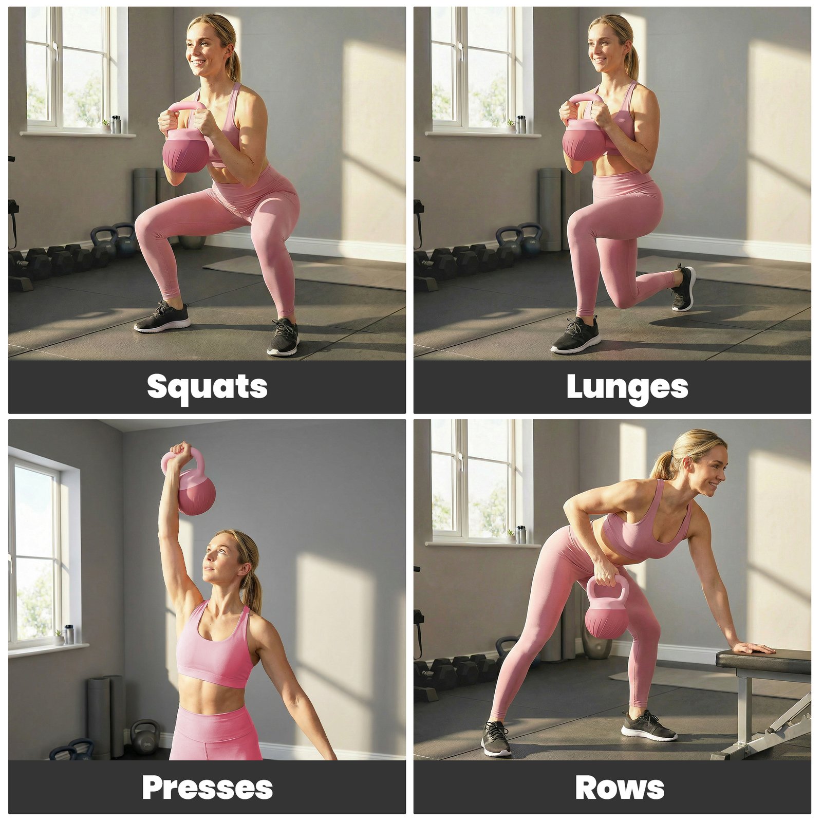 SPORTNOW Soft Kettlebell, 8kg Kettle Bell with Anti-Slip Grip for Home Gym Weight Lifting and Strength Training - Image 8