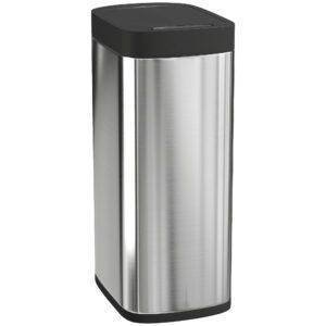 HOMCOM 50L Sensor Bin, Automatic Kitchen Bin, Manual Override, Battery Operated, Inner-Bucket-Free, for Kitchen, Bedroom