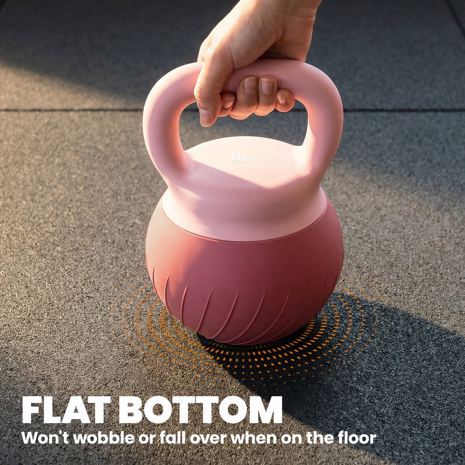 SPORTNOW Soft Kettlebell, 8kg Kettle Bell with Anti-Slip Grip for Home Gym Weight Lifting and Strength Training - Image 6