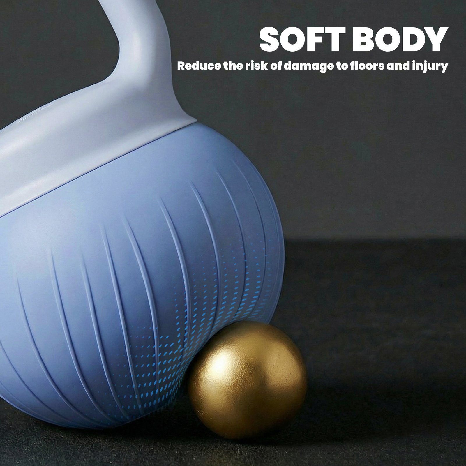 SPORTNOW Soft Kettlebell, 10kg Kettle Bell with Anti-Slip Grip for Home Gym Weight Lifting and Strength Training - Image 4