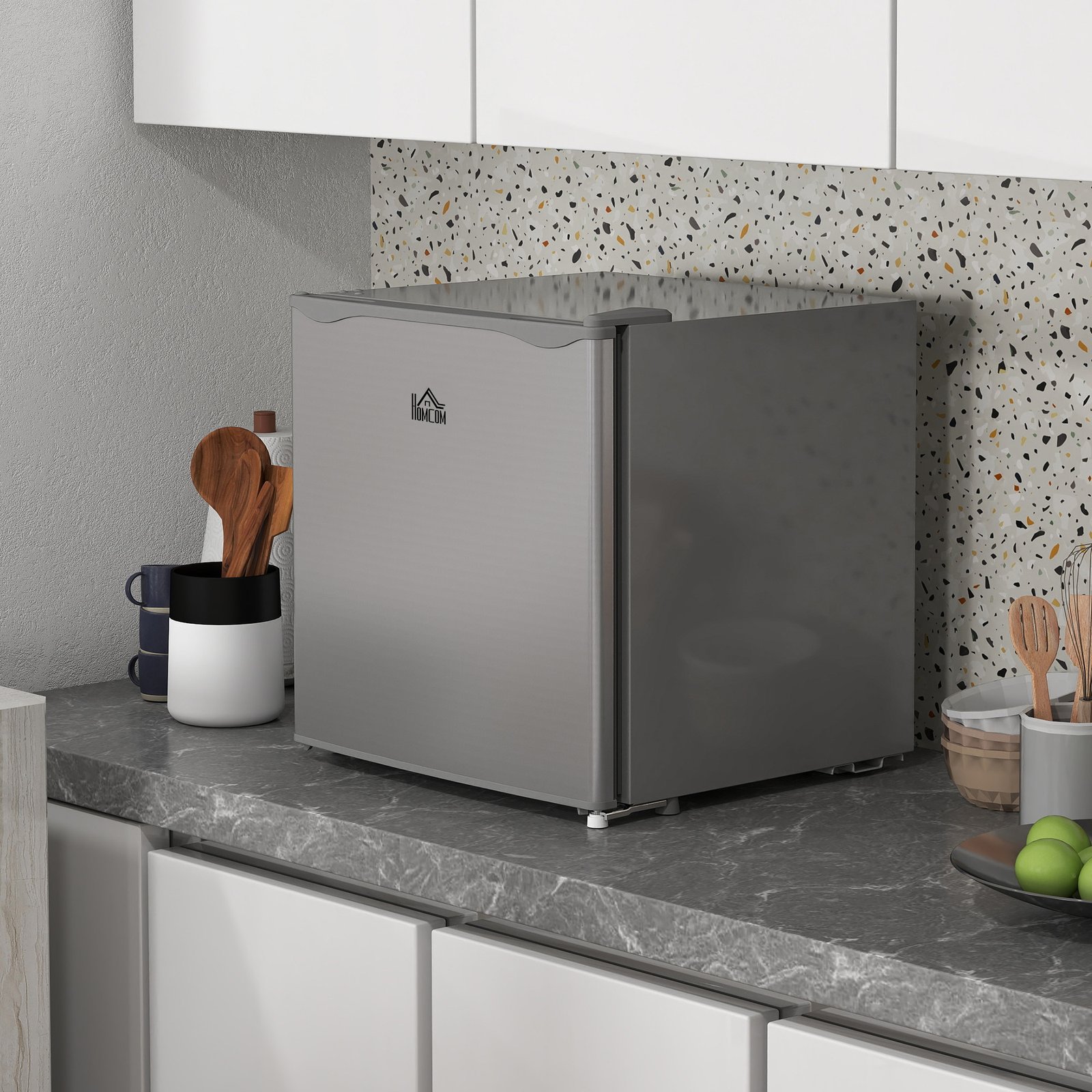 HOMCOM 35L Mini Freezer, -24? to -14? Temperature - Grey - Image 9