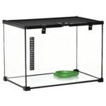PawHut Glass Reptile Terrarium Insect Breeding Tank Vivarium Habitats with Thermometer for Lizards, Horned Frogs, Snakes, Spiders – Large 50 x 30 x 35cm PawHut Glass Reptile Terrarium Insect Breeding Tank Vivarium Habitats with Thermometer for Lizards, Horned Frogs, Snakes, Spiders – Large 50 x 30 x 35cm