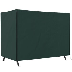 Outsunny 205 x 124cm Three-Seater Swing Chair Protective Cover Deep Green
