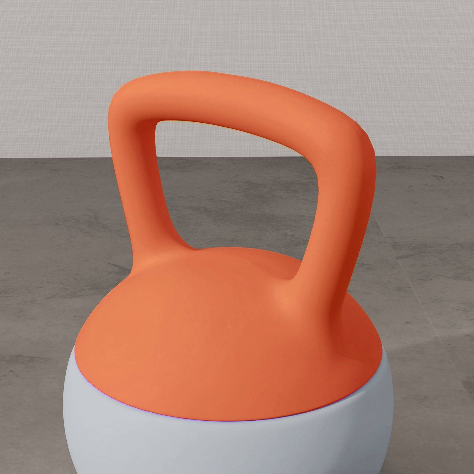 SPORTNOW 10KG Soft Kettlebell, Kettle Bell with Non-Slip Handle for Home Gym, Weight Lifting, Strength Training, Orange/Grey - Image 9