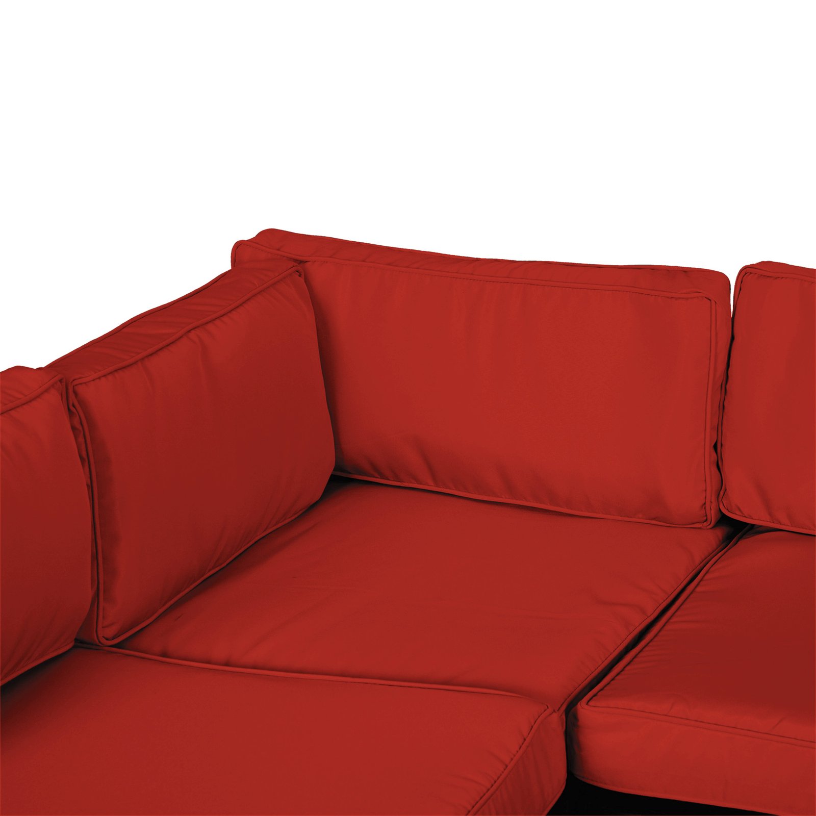 Outsunny Set of 14 Outdoor Cushion Covers - Red - Image 8